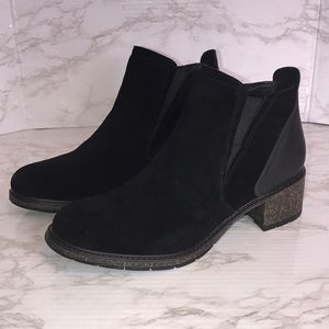 Aetrex Black Ankle Boots